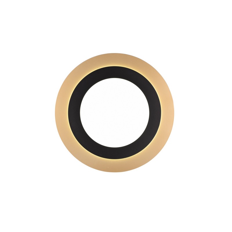 Trio Lampa natynkowa LED MORGAN 641519280 czarny, złoty i odcienie złota