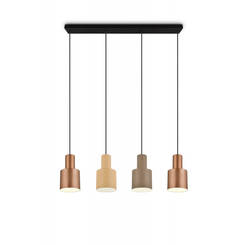 Trio Lampa wisząca nowoczesna AGUDO 319400417 inny, brązowy i odcienie brązu