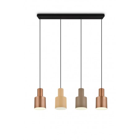 Trio Lampa wisząca nowoczesna AGUDO 319400417 inny, brązowy i odcienie brązu