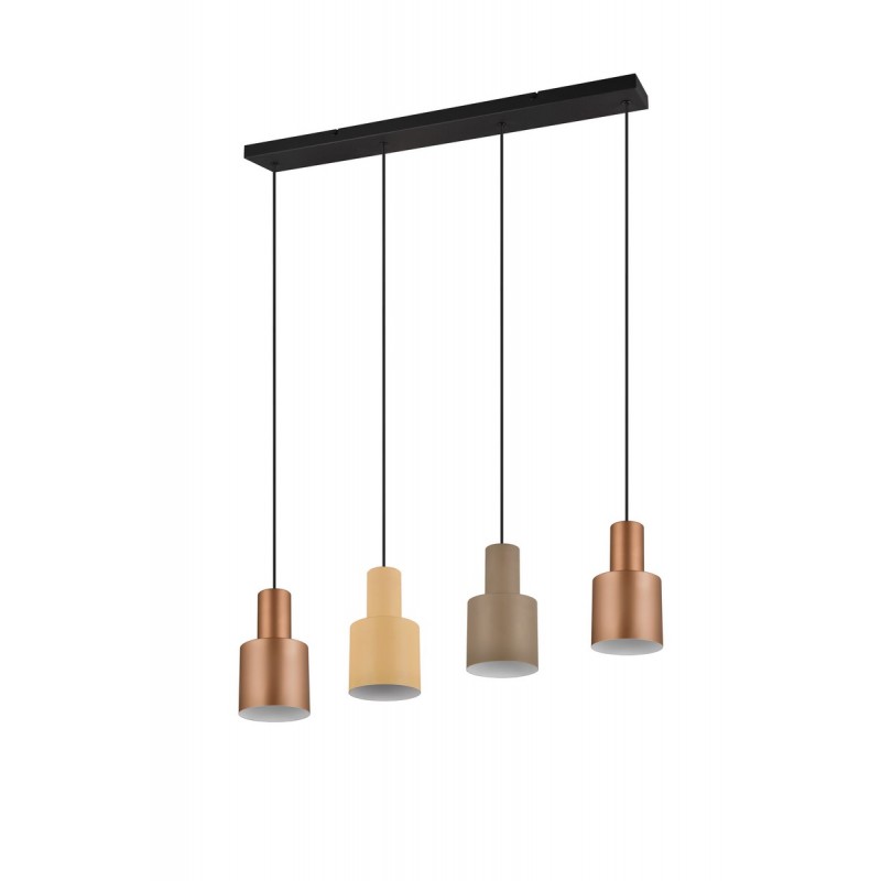 Trio Lampa wisząca nowoczesna AGUDO 319400417 inny, brązowy i odcienie brązu