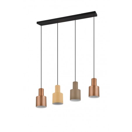 Trio Lampa wisząca nowoczesna AGUDO 319400417 inny, brązowy i odcienie brązu