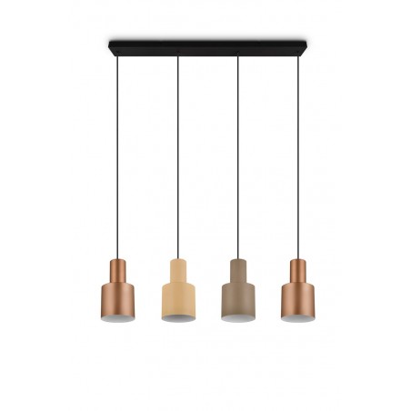 Trio Lampa wisząca nowoczesna AGUDO 319400417 inny, brązowy i odcienie brązu