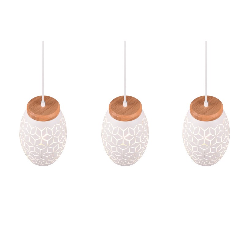 RL Lampa wisząca nowoczesna BIDAR R31573031 biały