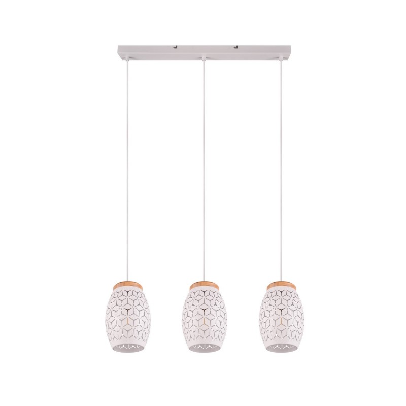 RL Lampa wisząca nowoczesna BIDAR R31573031 biały