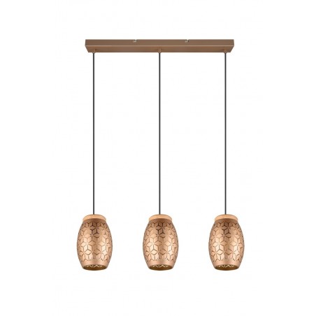 RL Lampa wisząca nowoczesna BIDAR R31573065 brązowy i odcienie brązu