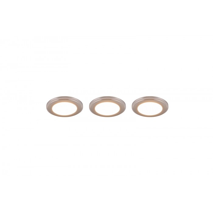 Trio Lampa wpuszczana ARGUS 653610306 srebrny i odcienie srebra