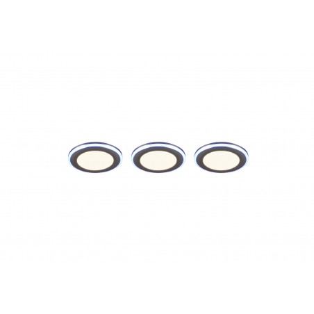 Trio Lampa wpuszczana ARGUS 653610306 srebrny i odcienie srebra