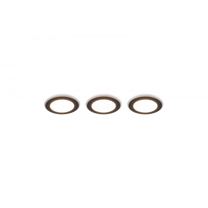 Trio Lampa wpuszczana ARGUS 653610332 czarny