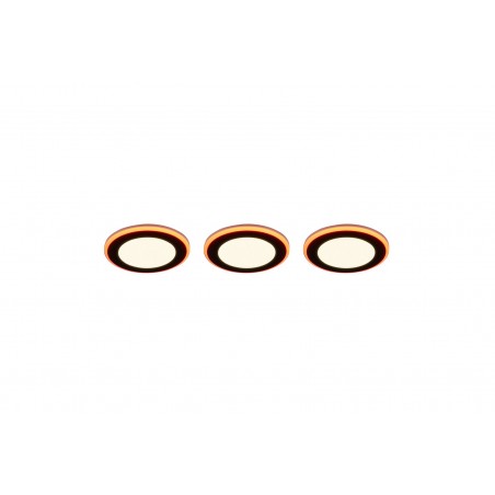 Trio Lampa wpuszczana ARGUS 653610332 czarny