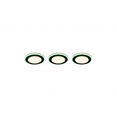 Trio Lampa wpuszczana ARGUS 653610332 czarny