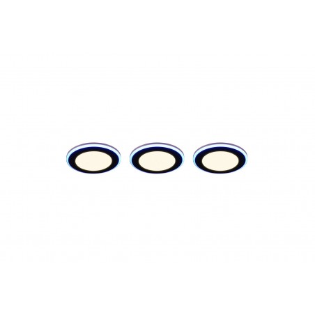 Trio Lampa wpuszczana ARGUS 653610332 czarny