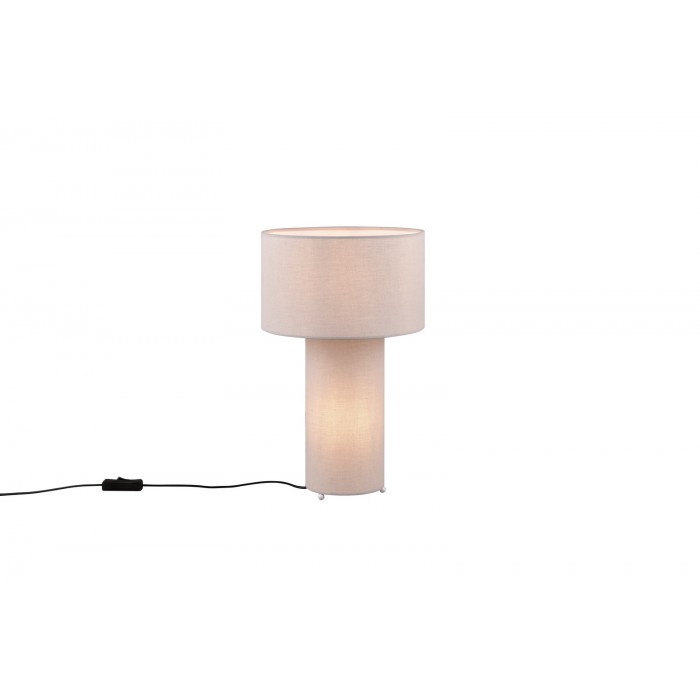 Trio Lampa stołowa BALE 505200177 szary i odcienie szarości