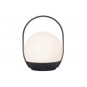 Lutec Lampa zewnętrzna przenośna CARDI 6501702330 czarny