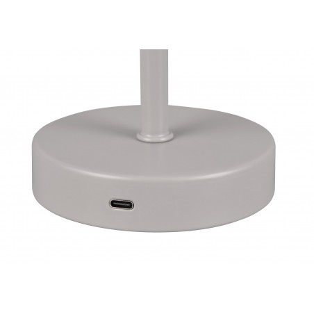 RL Lampa stołowa JEFF R59151177 szary i odcienie szarości