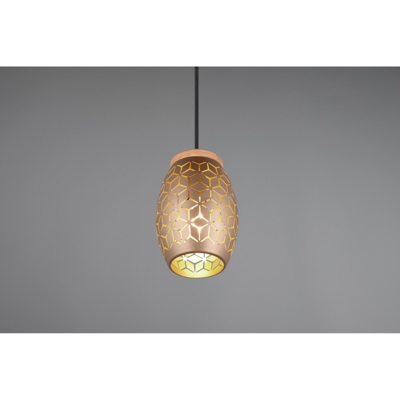 RL Lampa wisząca nowoczesna BIDAR R31571065 brązowy i odcienie brązu