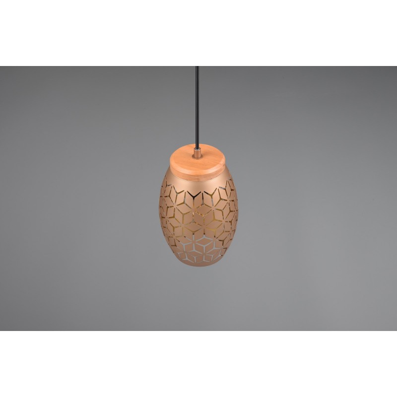 RL Lampa wisząca nowoczesna BIDAR R31571065 brązowy i odcienie brązu