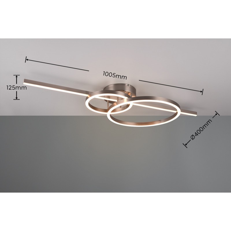 Trio Lampa natynkowa LED MONTILLA 643010307 srebrny i odcienie srebra