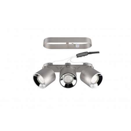 Trio Lampa natynkowa GUAYANA 651000307 srebrny i odcienie srebra