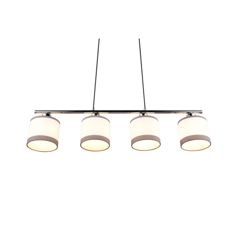 RL Lampa wisząca nowoczesna DAVOS R31554006 srebrny i odcienie srebra, biały