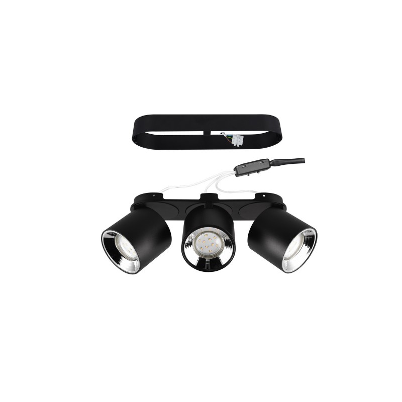 Trio Lampa natynkowa GUAYANA 651000332 czarny