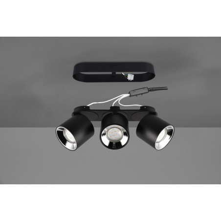 Trio Lampa natynkowa GUAYANA 651000332 czarny