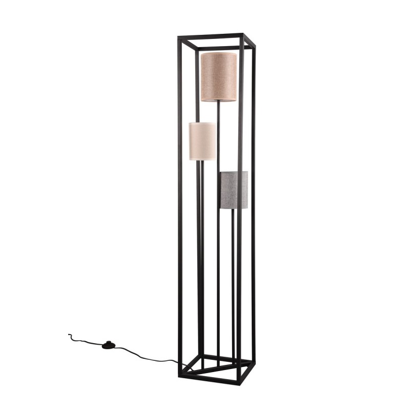 Trio Lampa podłogowa ROSS 403100317 czarny, beżowy