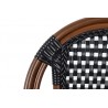 Krzesło CAFE PARIS brązowe rattan