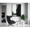 Fotel obrotowy VITA VELVET czarny PU