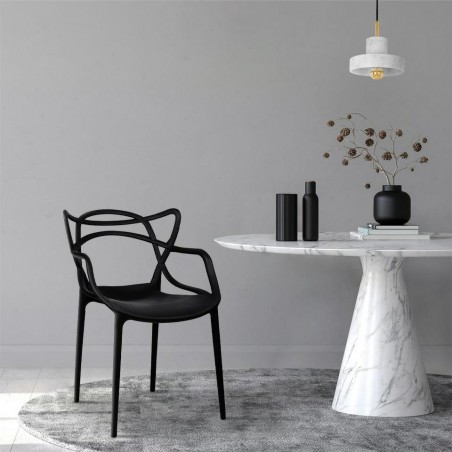 MOOSEE lampa wisząca ARCO - złota, marmur