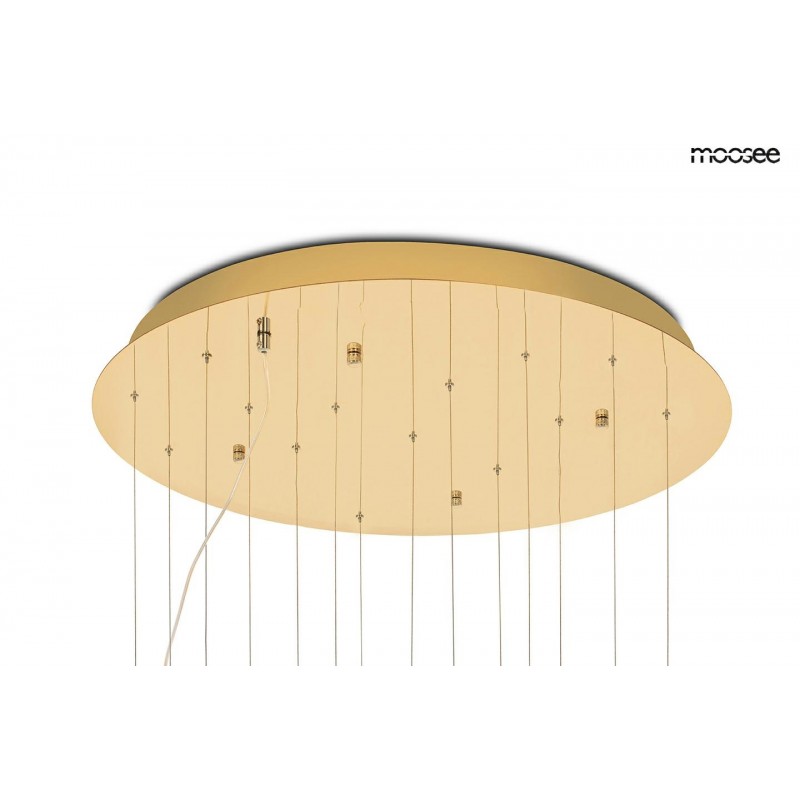 MOOSEE lampa wisząca TULIPPE 14 DISC złota