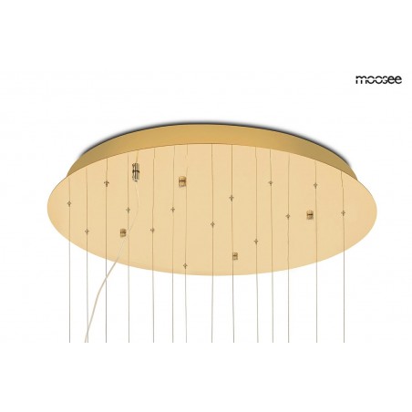 MOOSEE lampa wisząca TULIPPE 14 DISC złota