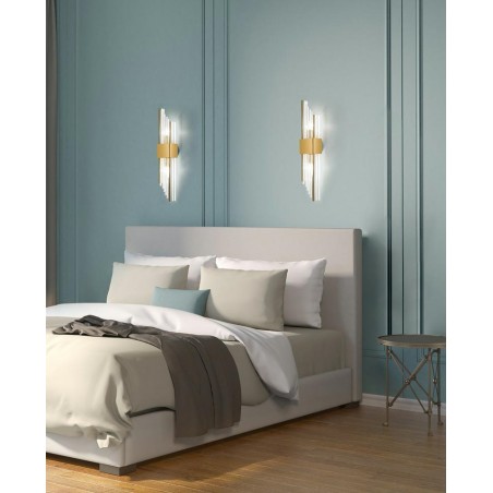 MOOSEE lampa ścienna SLANT złota