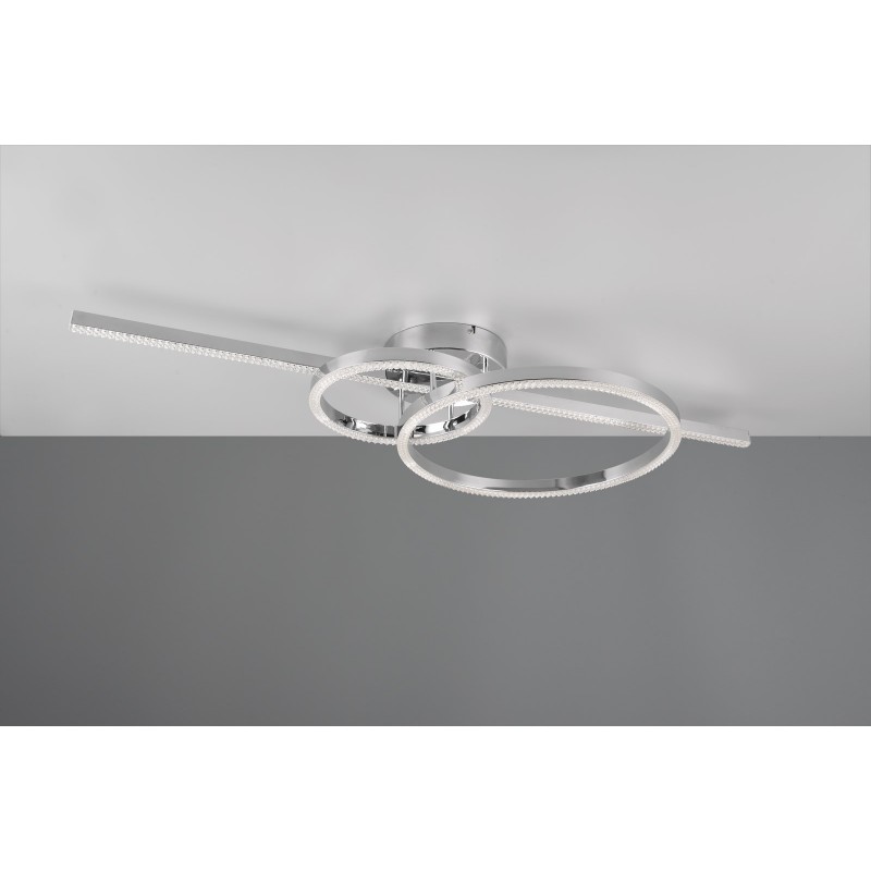 Trio Lampa natynkowa LED MONTILLA 643010306 srebrny i odcienie srebra