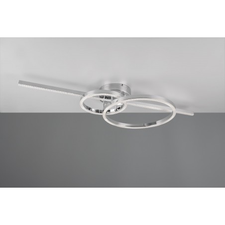 Trio Lampa natynkowa LED MONTILLA 643010306 srebrny i odcienie srebra