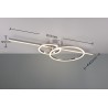 Trio Lampa natynkowa LED MONTILLA 643010306 srebrny i odcienie srebra