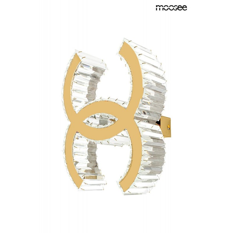 MOOSEE lampa ścienna LIBERTY złota