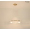 MOOSEE lampa wisząca RING SLIM 60 złota