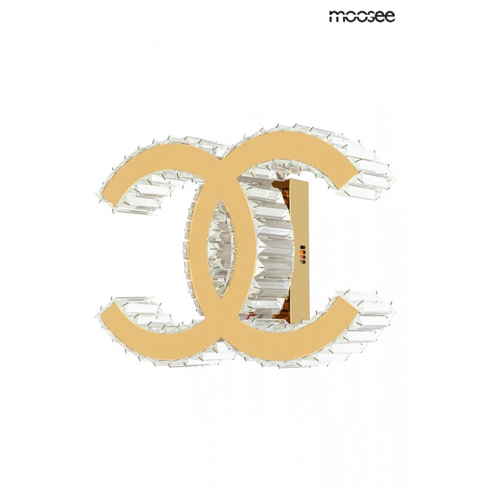 MOOSEE lampa ścienna LIBERTY złota