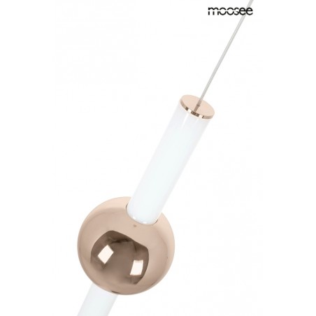 MOOSEE lampa wisząca LIBRA 60 IN  biała / złota