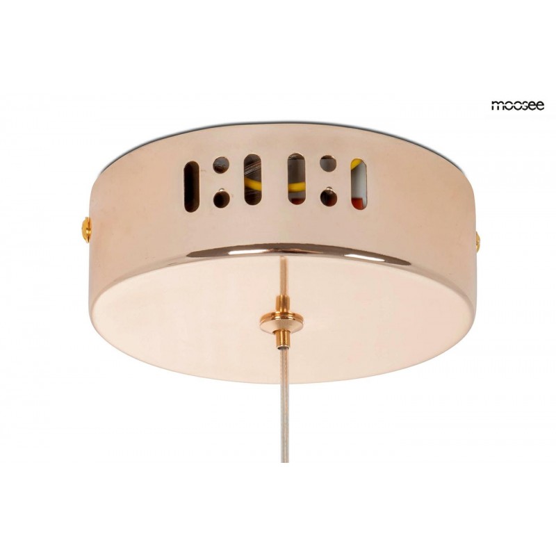 MOOSEE lampa wisząca LIBRA 60 IN  biała / złota