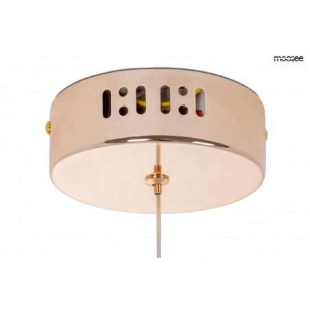 MOOSEE lampa wisząca LIBRA 60 IN  biała / złota
