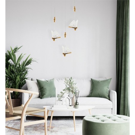 MOOSEE lampa wisząca BUTTERFLY M złota