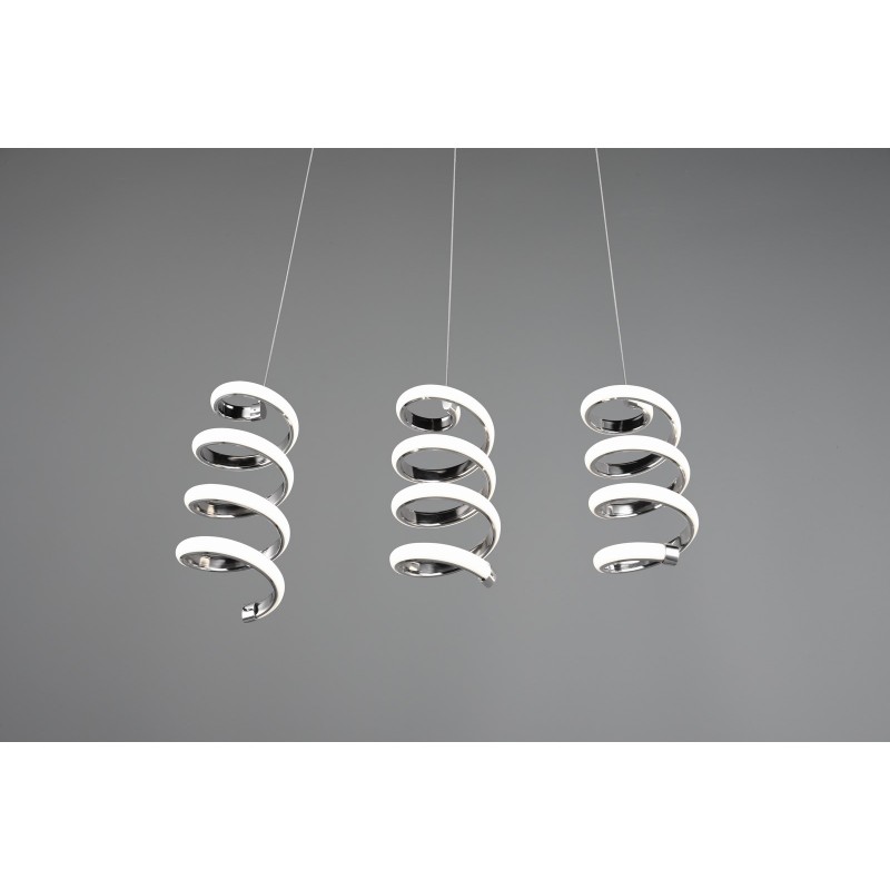 RL Lampa wisząca LED nowoczesna LAOLA R34183106 srebrny i odcienie srebra