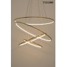 MOOSEE lampa wisząca RING SLIM M złota