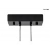 MOOSEE lampa wisząca ALURE LINE TWIN 90 czarna