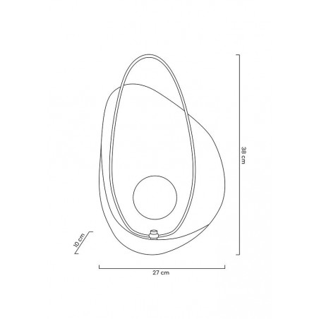 MOOSEE lampa ścienna ROCK