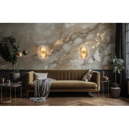 MOOSEE lampa ścienna LIBERTY złota