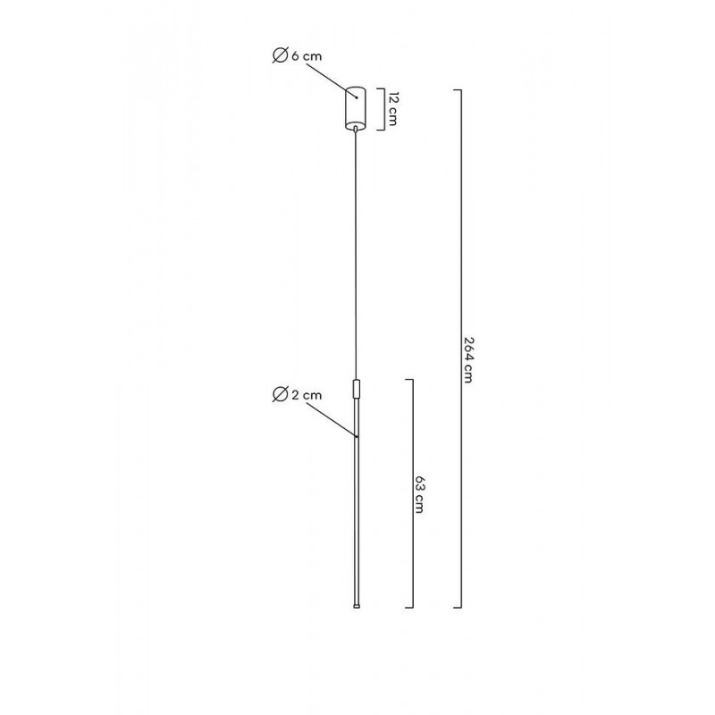 MOOSEE lampa wisząca OMBRE 60 złota