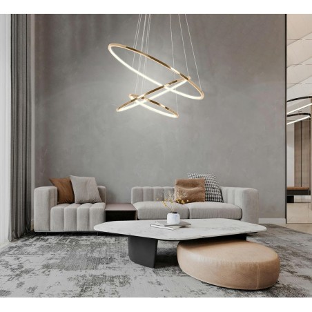 MOOSEE lampa wisząca RING SLIM S złota