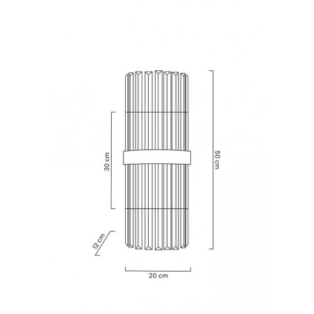 MOOSEE lampa ścienna MILAGRO złota